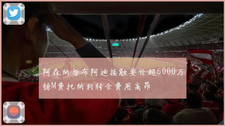 阿森纳与布阿迪接触要价超6000万镑M费托纳利转会费用高昂